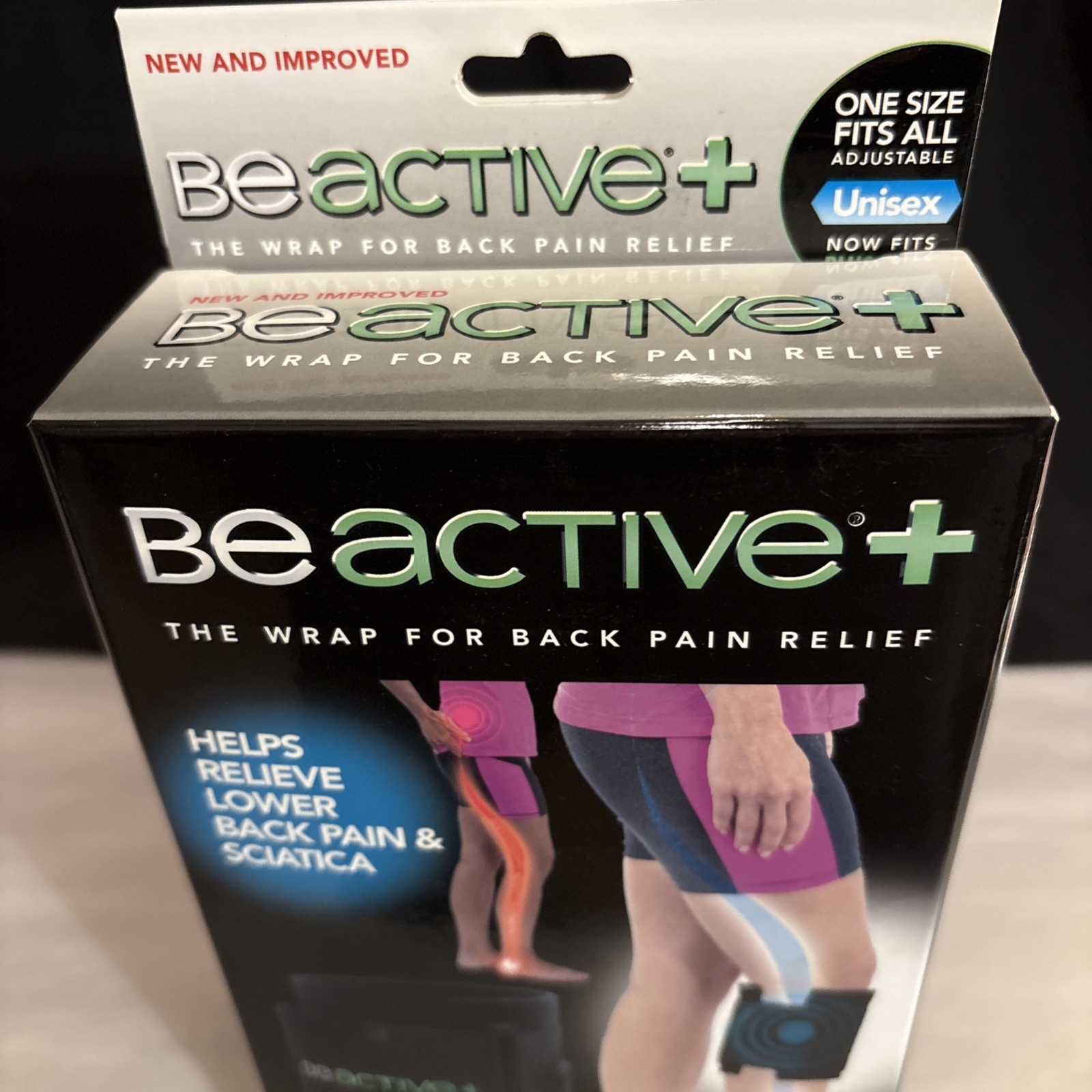 BeActive PLUS Instant Relief Acupressure Calf Brace for Sciatic Back Nerve Pain