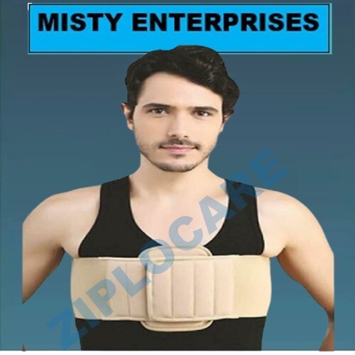 Ziplo Care Chest Rib Belt Elastic Wrap Injury Binder Compression & Support Brace