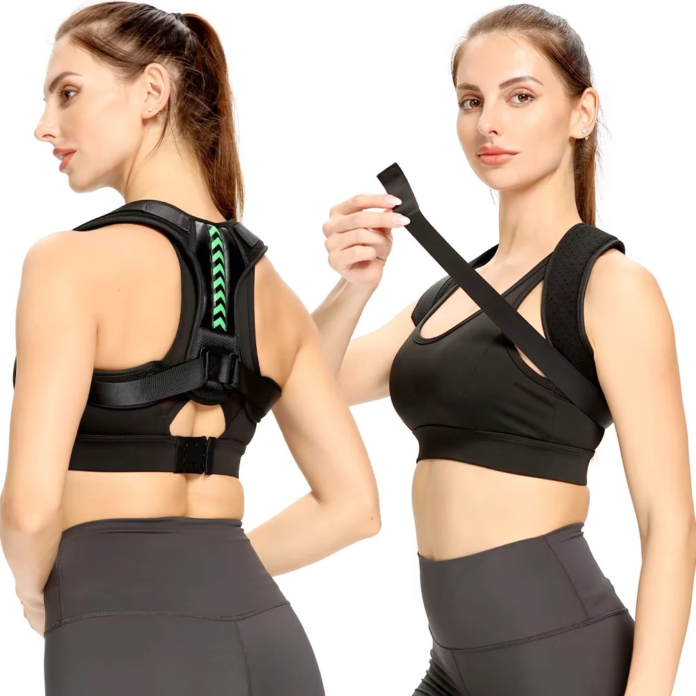 Adjustable posture corrector back shoulders support medical care brace men women