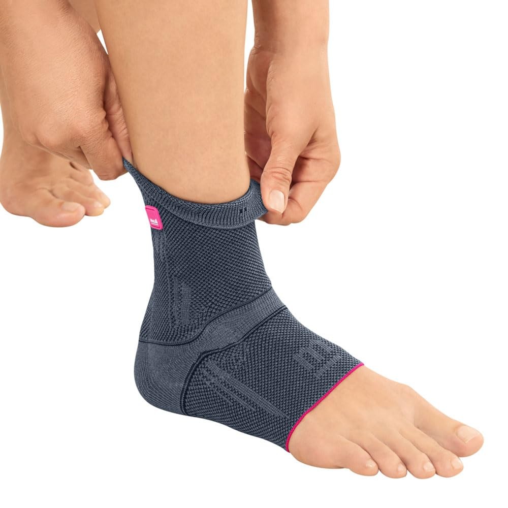 Levamed Knit Ankle Support for Men & Women Silver IV