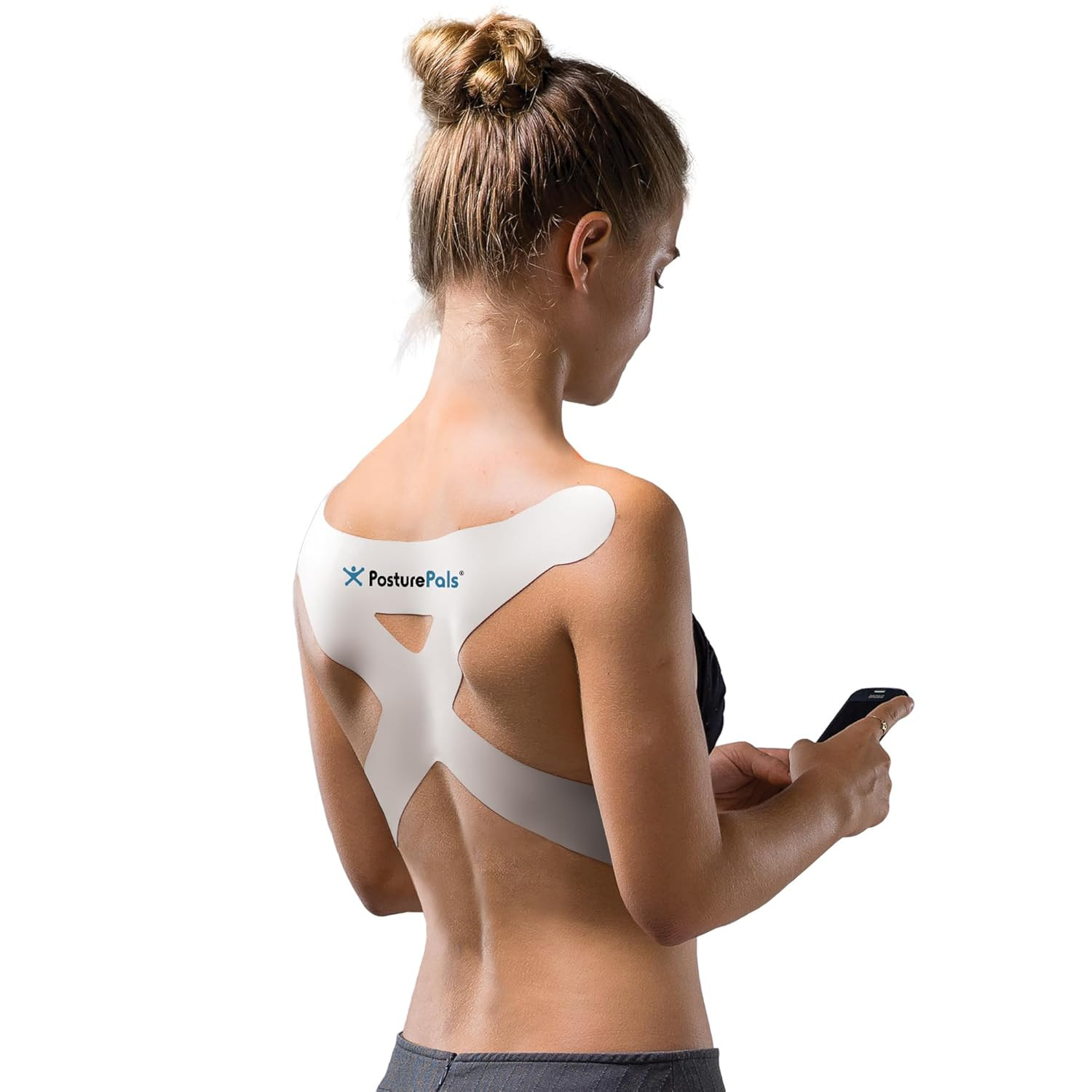 ™ Adhesive Spinal Supports – X Shape (Large) – Pack of 5 – Improve Posture, Hypo