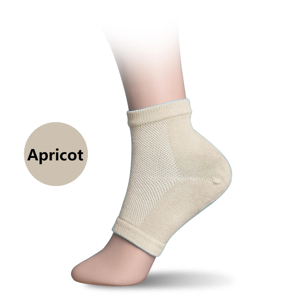 1 Pair Silicone Feet Heel Moisturizing Socks Gel Socks Cracked Foot