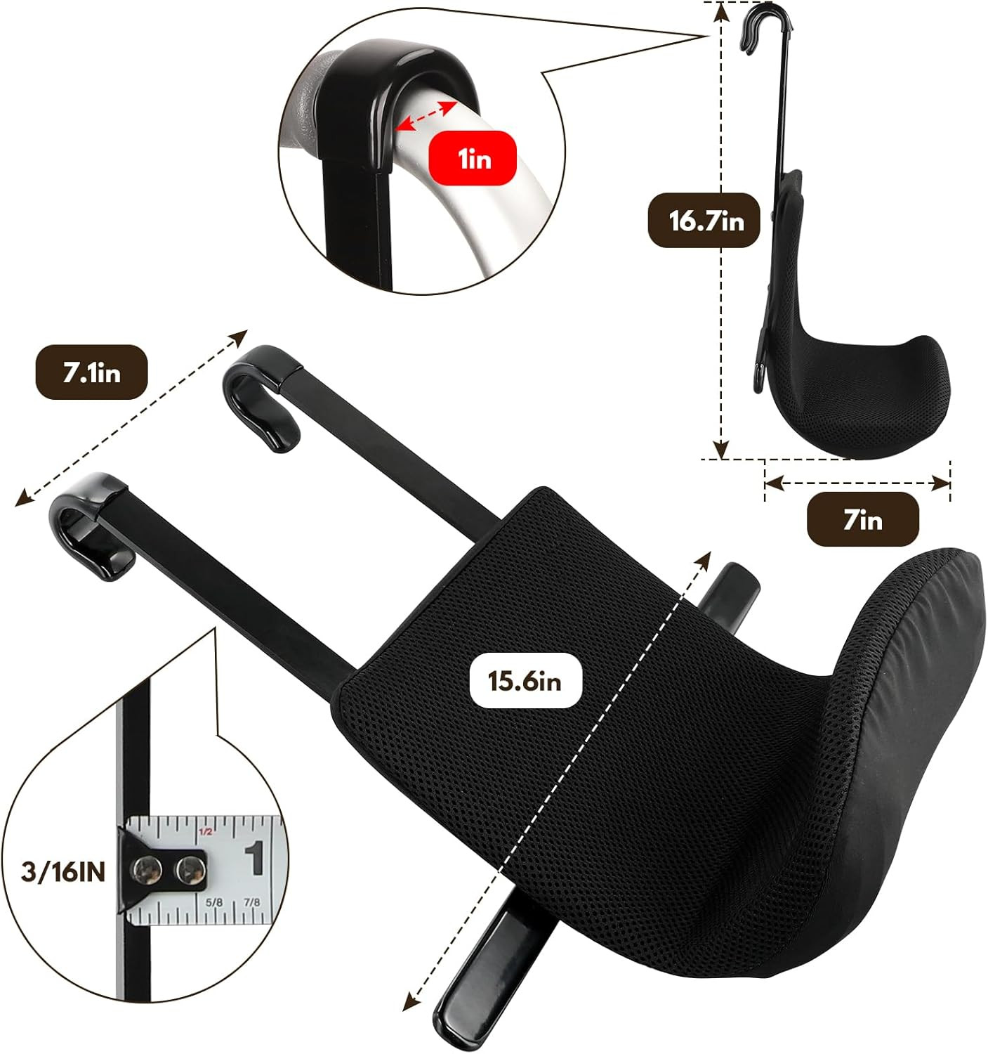 Knee Sling for Walker – Cushioned Support up to 300Lbs for Recovery