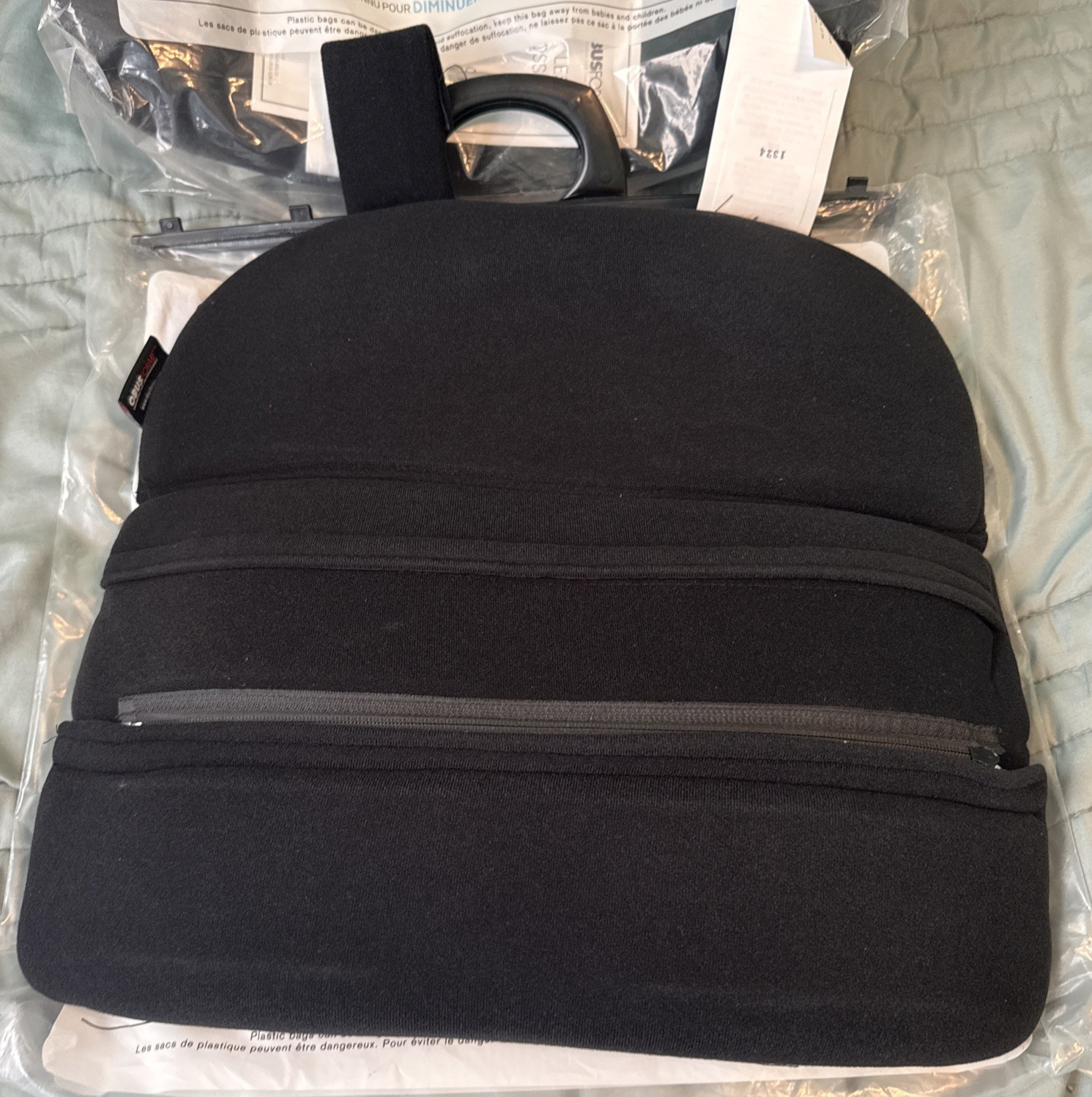 ObusForme Lowback Backrest Support & Contour Seat Cushion EUC Lot Of 2
