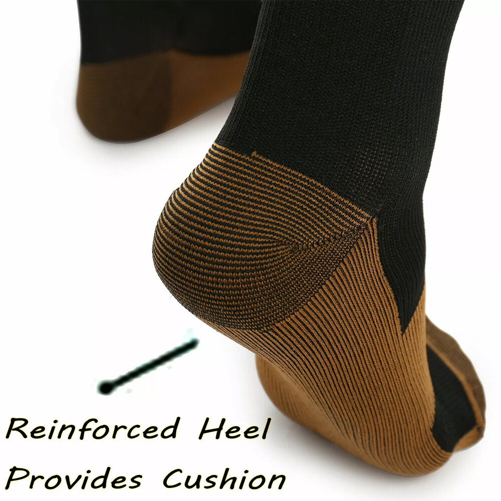 Physix Gear Compression Socks Support Stretch Plantar Fasciitis Pressure Socks