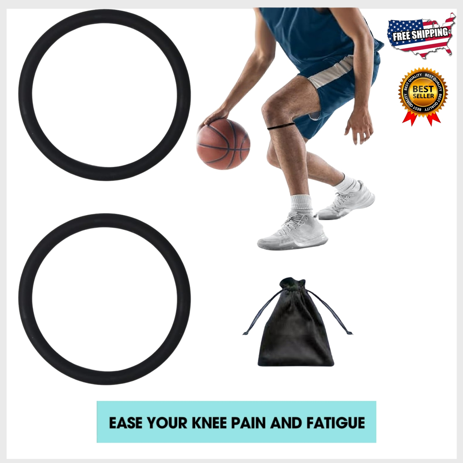 Tendon Support Knee Strap For Pain Relief, Running, Hiking, Sports & Exercises