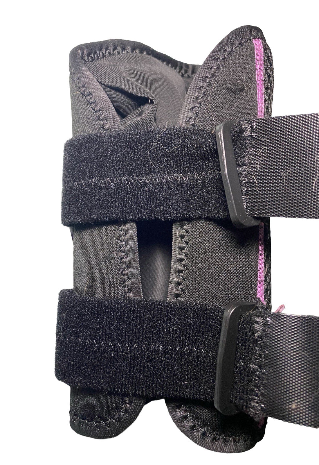 Dr. Brace Wrist Support Brace Adjustable Black Pink S/M