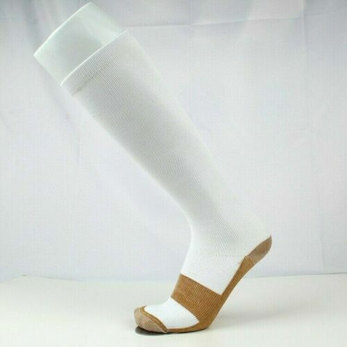 Copper Closed Toe Compression Socks Leg Calf Ankle Support Men Women S-XL