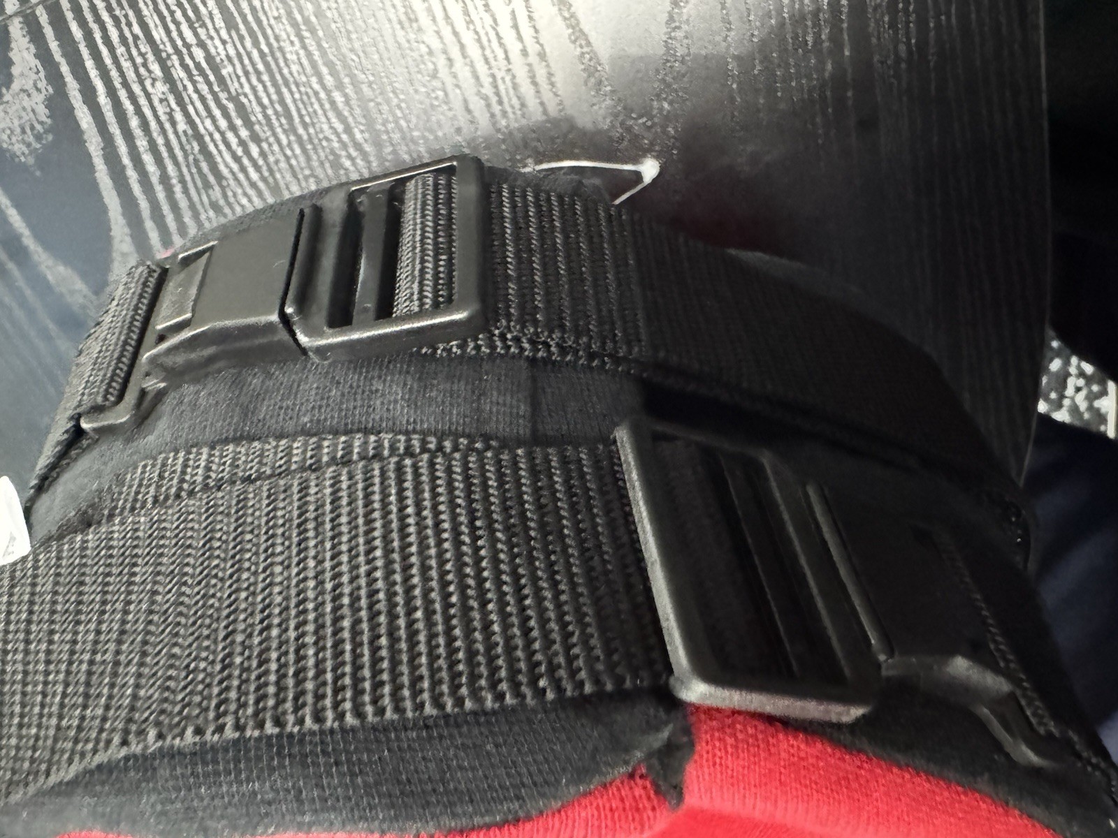 Orthopedic Collar, Body Medical Traction Collar, Red & Black, One Size