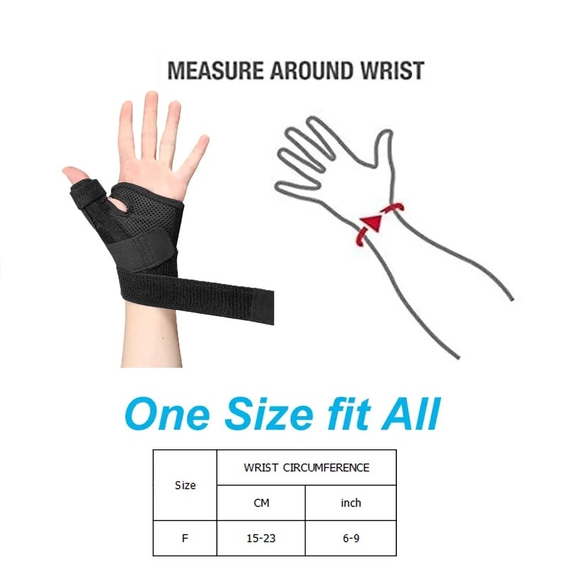 Unisex Thumb Wrist Brace Carpal Tunnel Arthritis Tendonitis Sprain Hands Protect