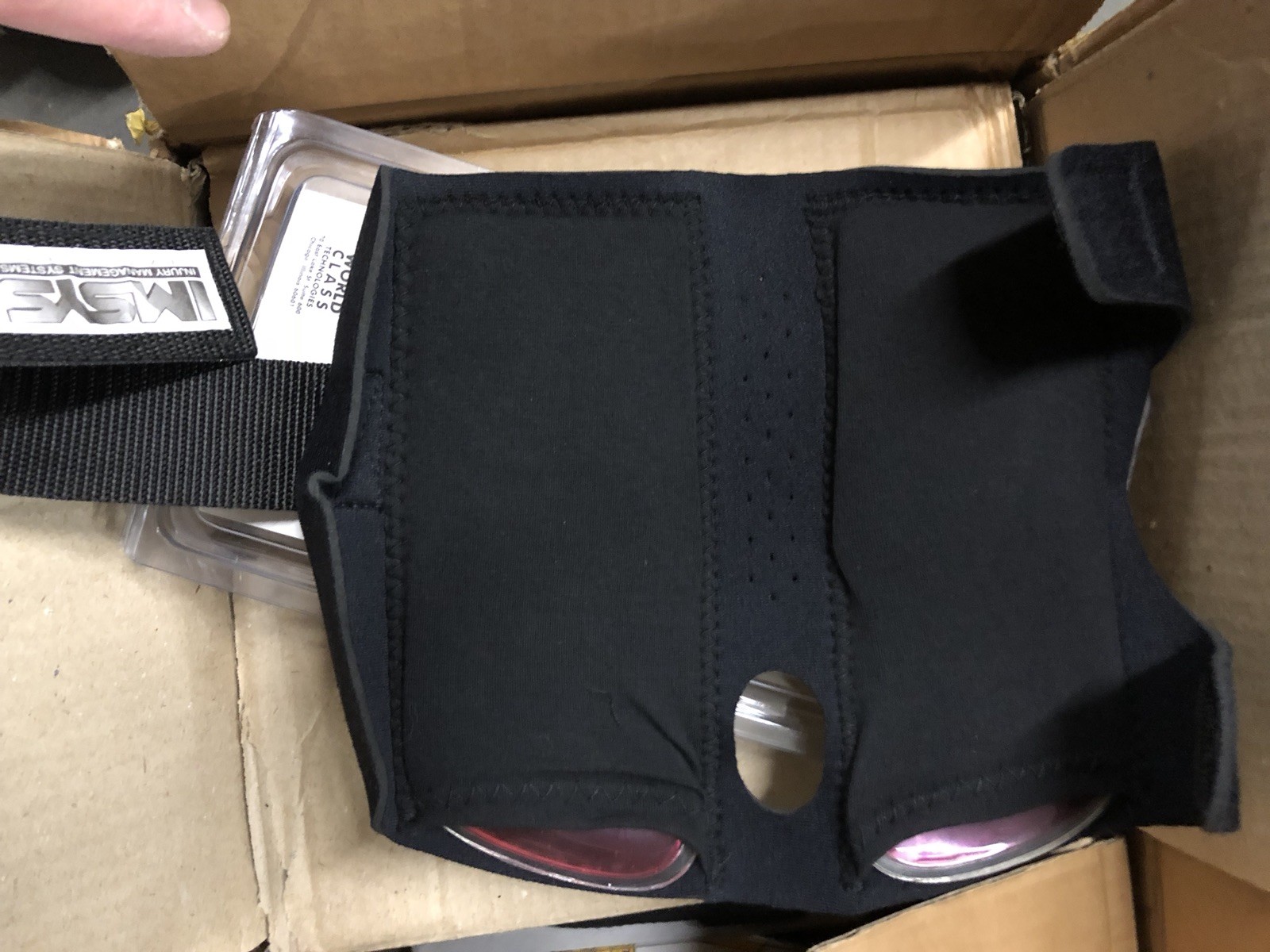 IMSYS Fitted Wrist Brace Plus w/ Hot And Cold Pads LEFT HAND Small/Medium *NEW*