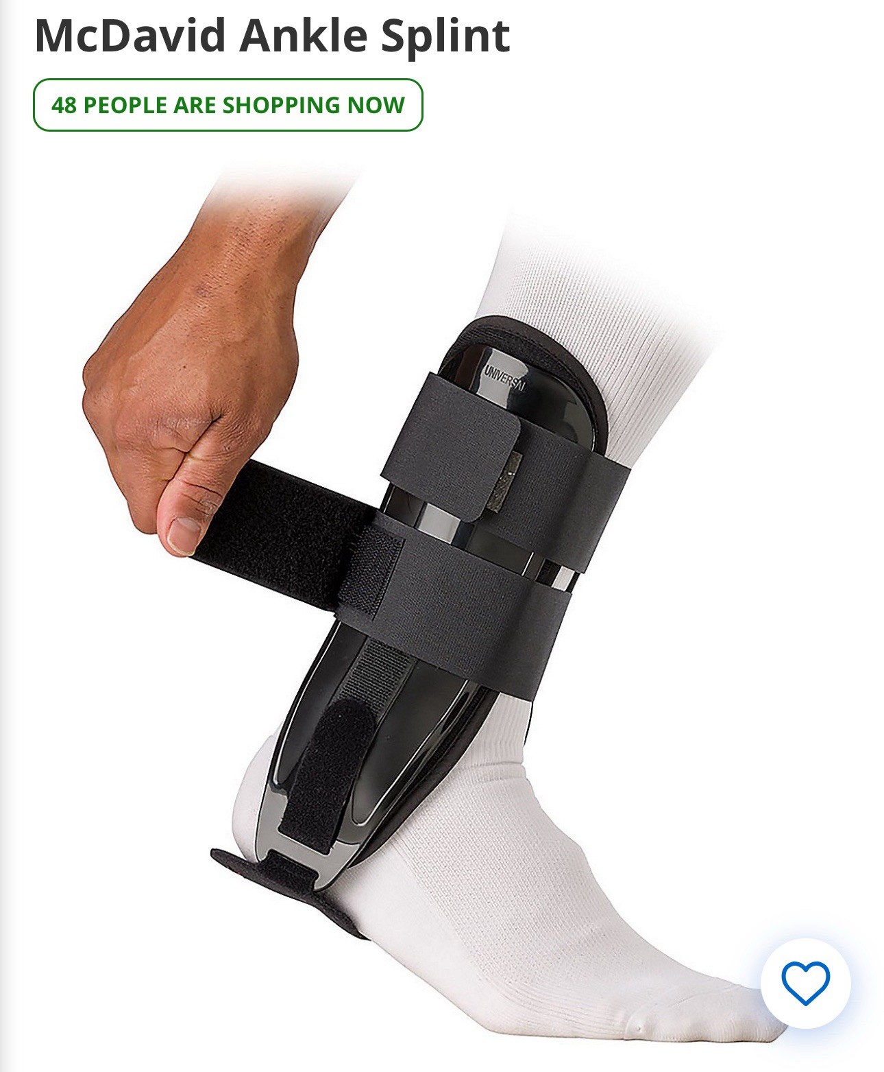 McDavid Ankle Splint Universal