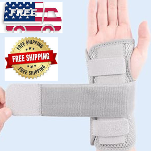Wrist Brace for Carpal Tunnel – Adjustable Night Support Brace with Splints
