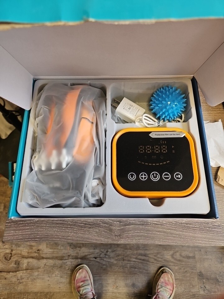 Rehabilitation Robot Flexion & Finger Exerciser Gloves Hand Strengthener Left