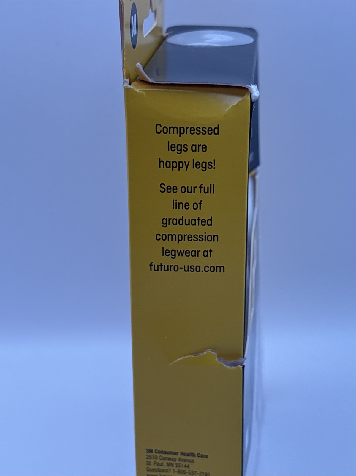 3M Futuro Knee Length Stocking Anti-Embolism Moderate Compression, White Sz: M