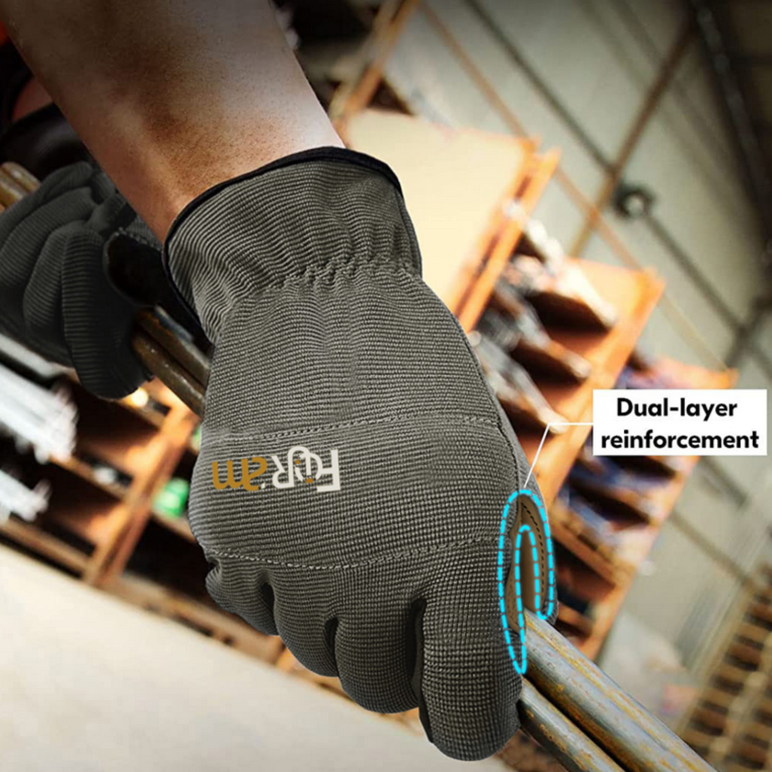 High Performance Multi-Purpose Light Duty Work Gloves For Breathable / High Dext