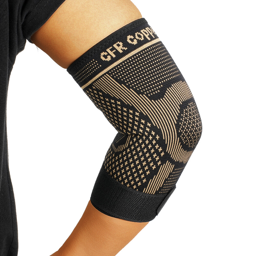 CFR Tennis Elbow Brace Support Arthritis Tendonitis Golfer Arm Joint Pain Copper