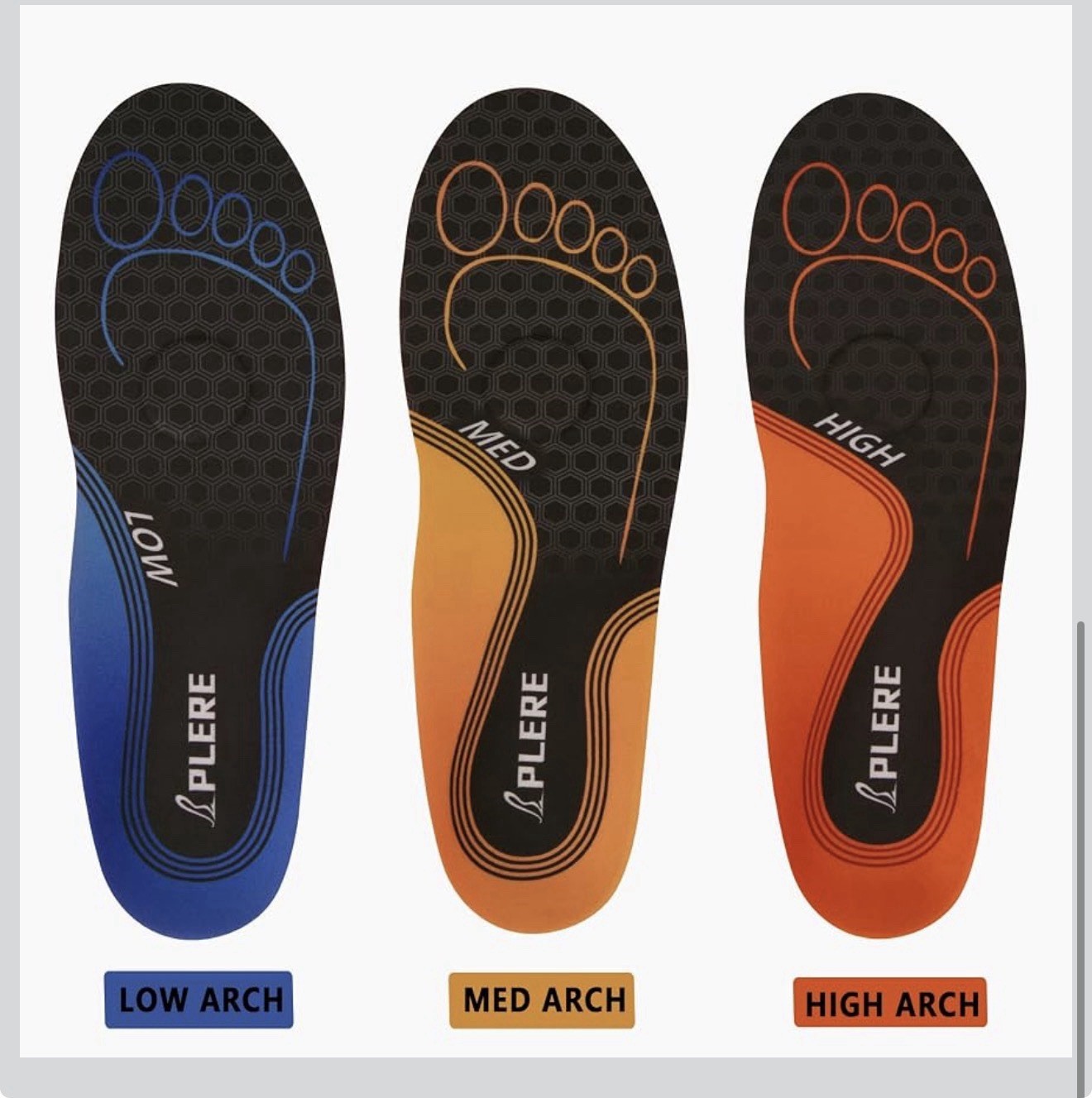 Orthopedic Sport Insole Men Women Comfort Sneaker Flat Feet High Arch