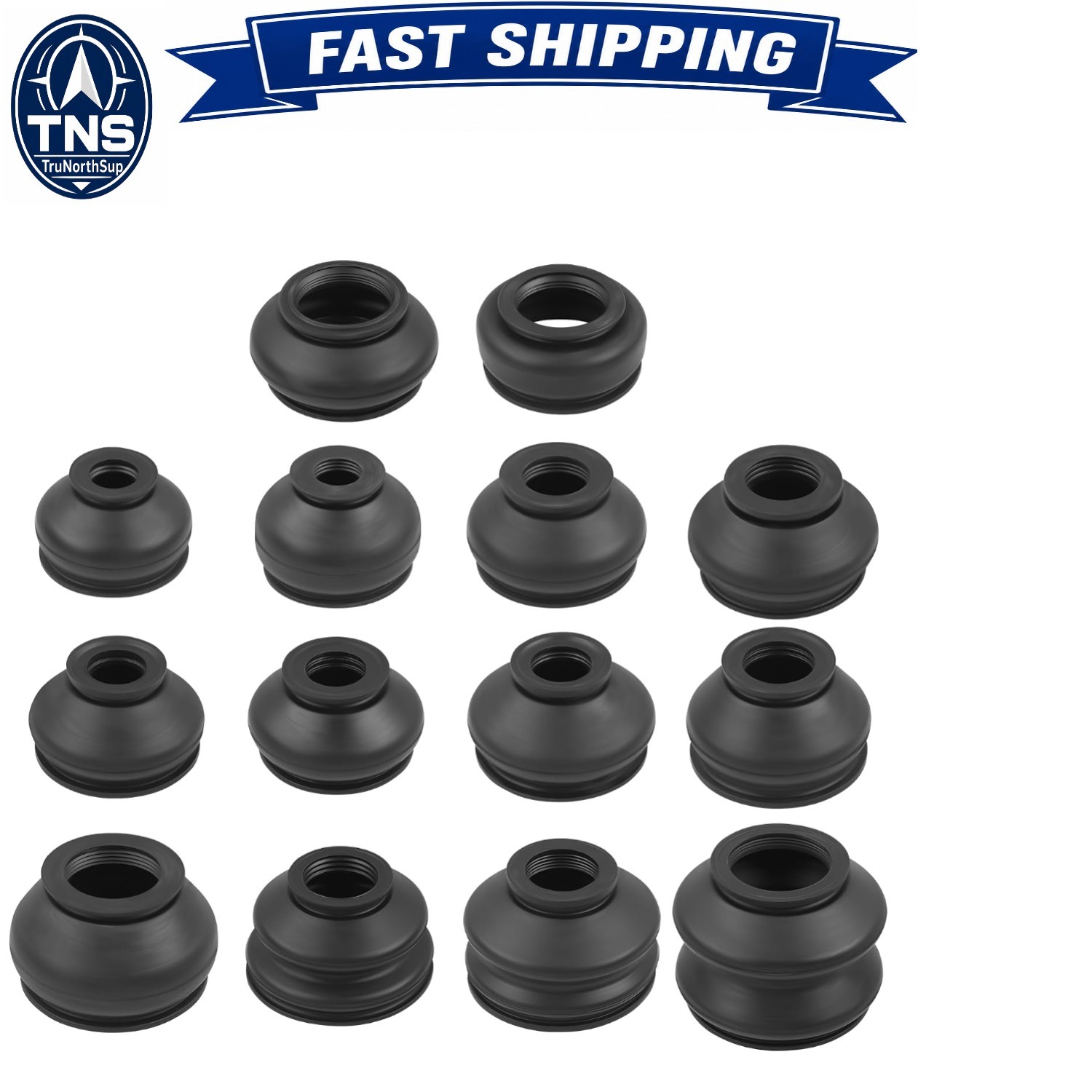 14PCS Rubber Ball Joint Boot Set Car Suspension Protection for Cars SUVs Trucks
