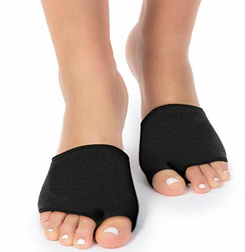 Metatarsal Sleeve with Gel Pads, Ball of Foot Cushions with Soft Gel, 4 Pieces