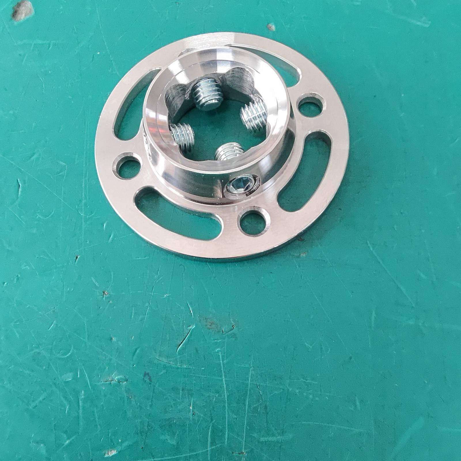 Adjustable Rotating Prosthetic Adapter Plate Round Connector Aluminum Steel