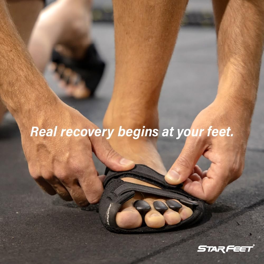 StarFeet – Post-Workout Foot Recovery Device – Toe Aligner & Gait Corrector f…