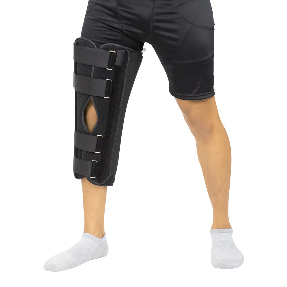 CoreTech 830 Tri-Panel Orthopedic Knee Immobilizer, Straight-Leg Brace. 4-Splint