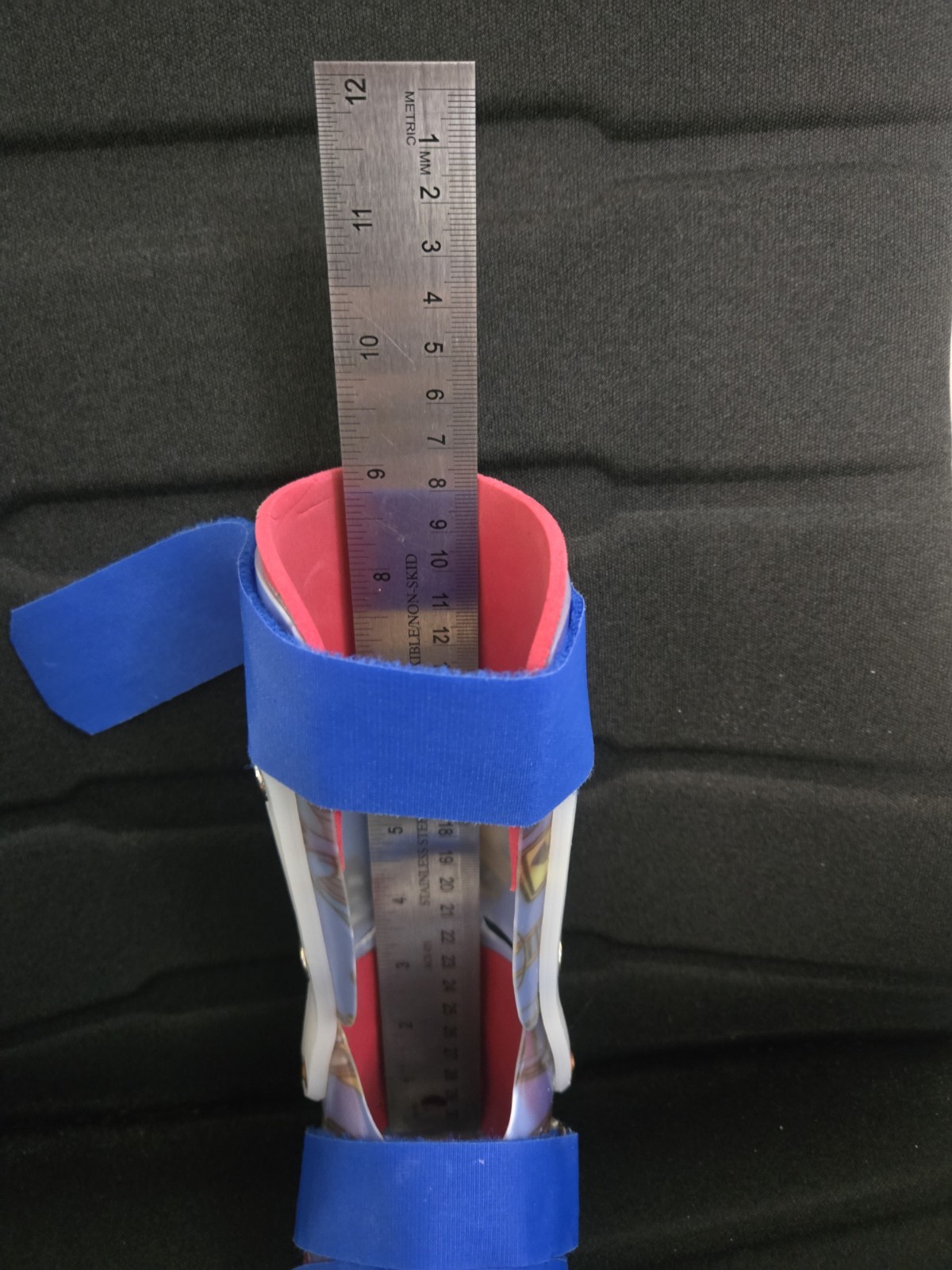 Pair of Lightly Used, Child, Cascade AFO, Hinged, Hook-and-Loop Straps, Blue/Red