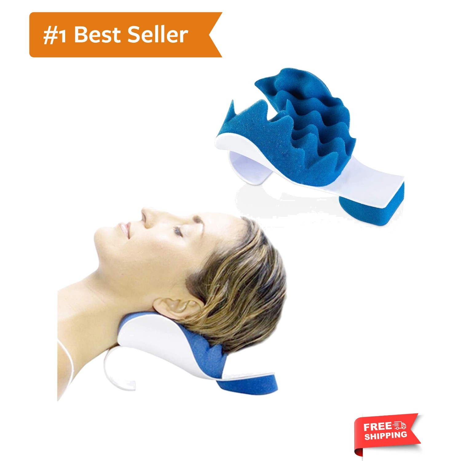 Chiropractic Pillow, Cervical Pillow Neck Traction Device, Neck Massage Cervi…