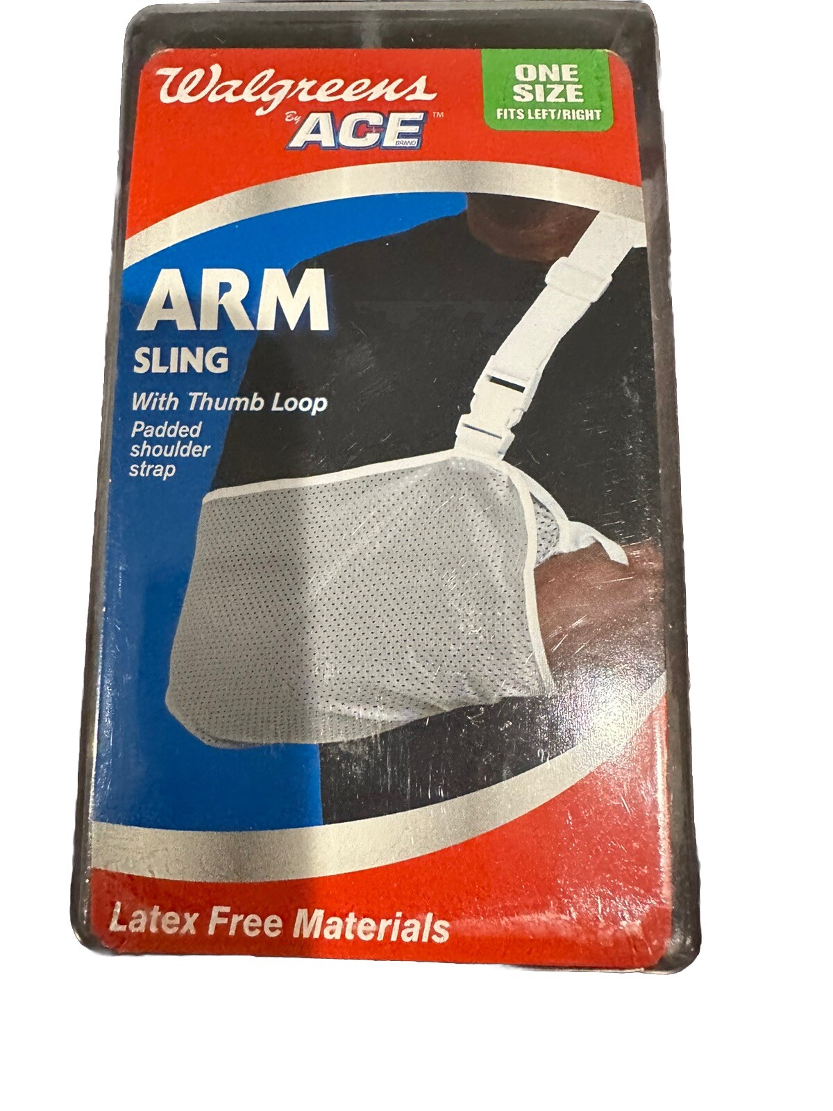 ACE Arm Sling w/Thumb Loop One Size Fits Left & Right – Latex Free Material