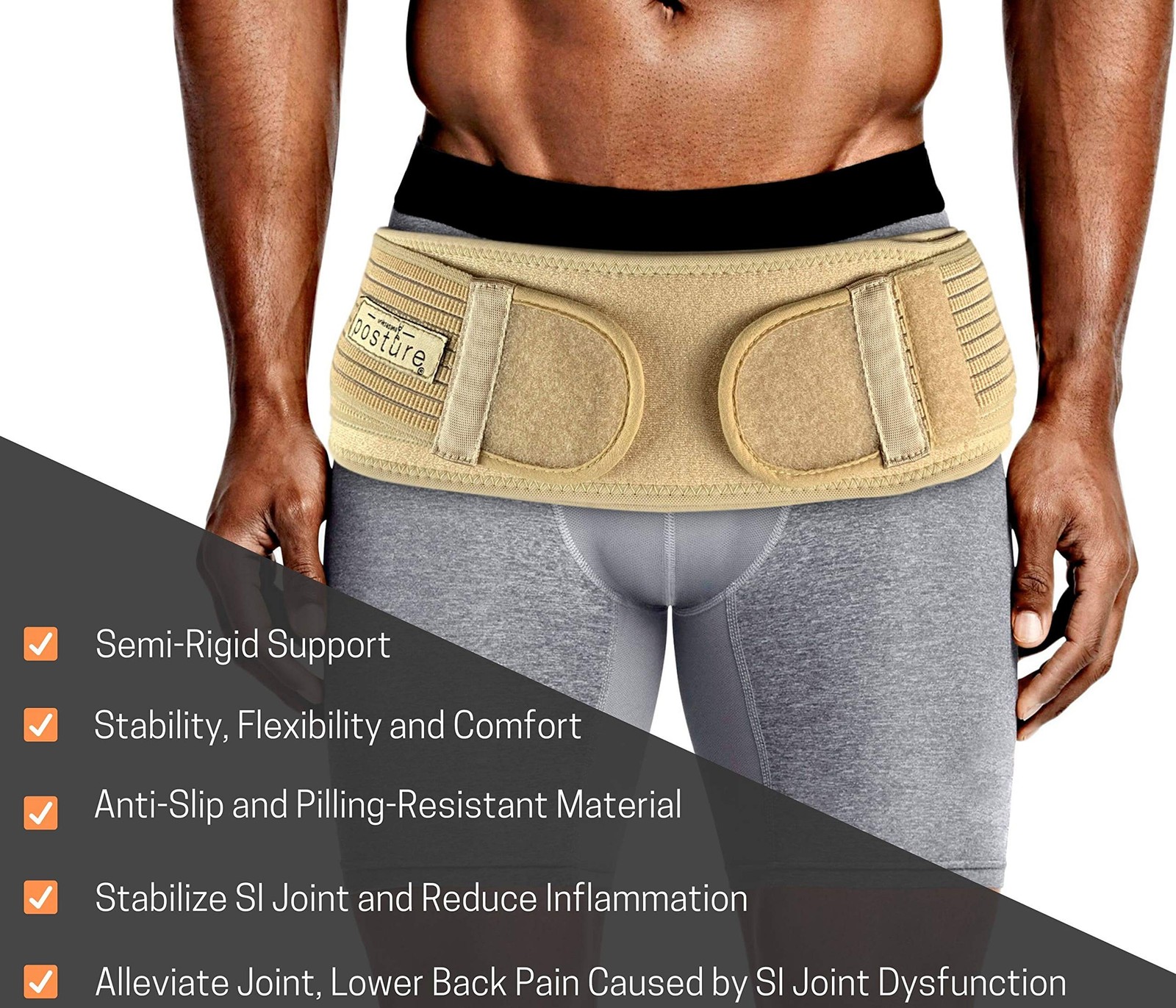 Sacroiliac Hip Belt for Women and Men That Alleviates Sciatic, Pelvic, Lower …