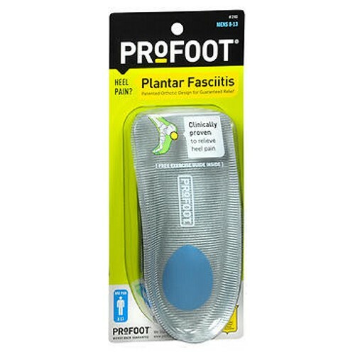 ProFoot Plantar Fasciitis Heel Insert Men’s Fits All Mens 1 Pair By Profoot