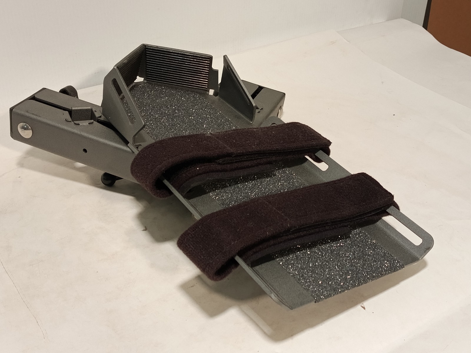 Jergens orthopedic foot/ankle positioner platform w/ straps, OR rail clamps