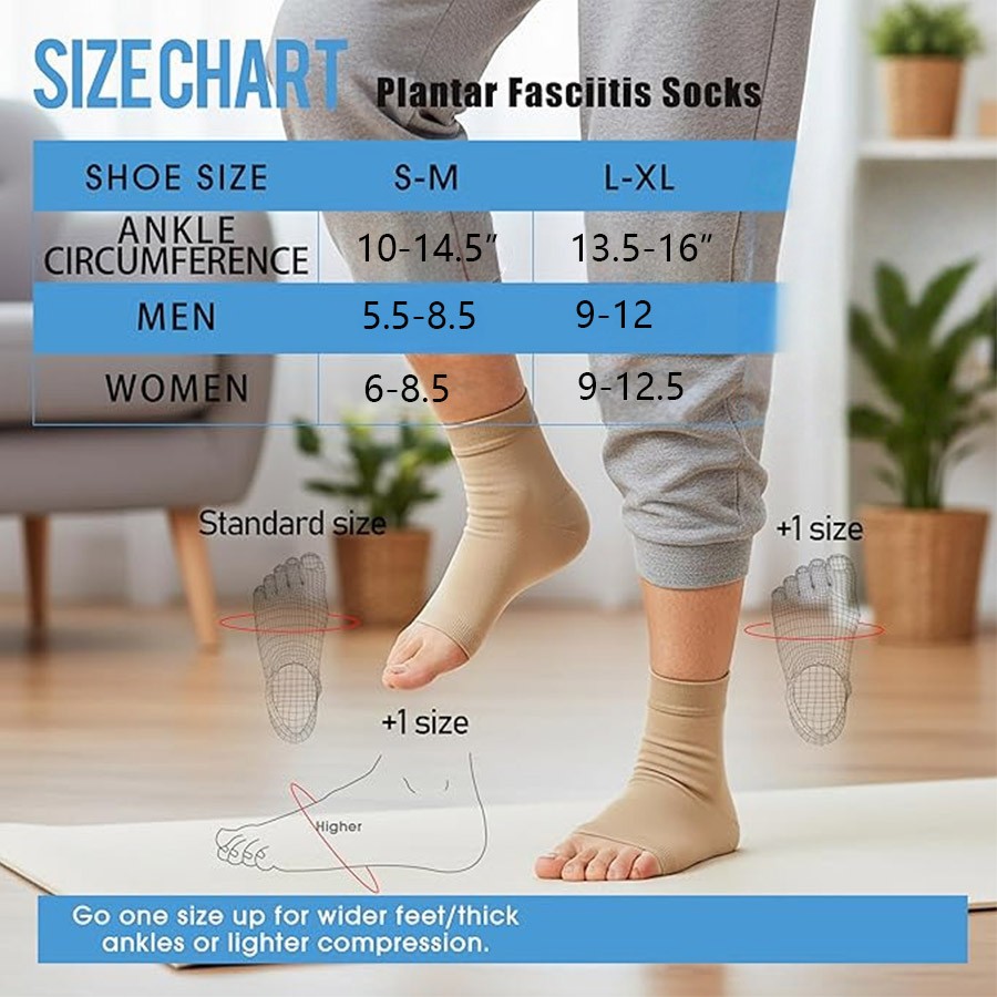 Neuropathy Socks – Peripheral Neuritis Compression Diabetic Toeless Foot Sleeve
