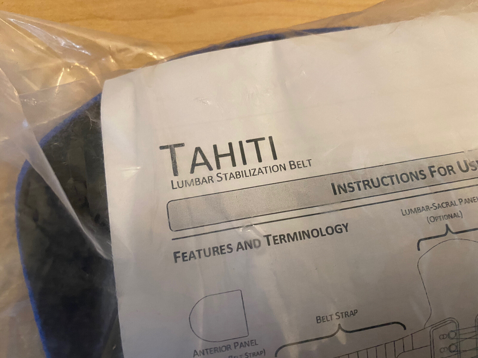 NEW Lumbar Stabilization Belt Pulley System For Back TAHITI Universal Brace