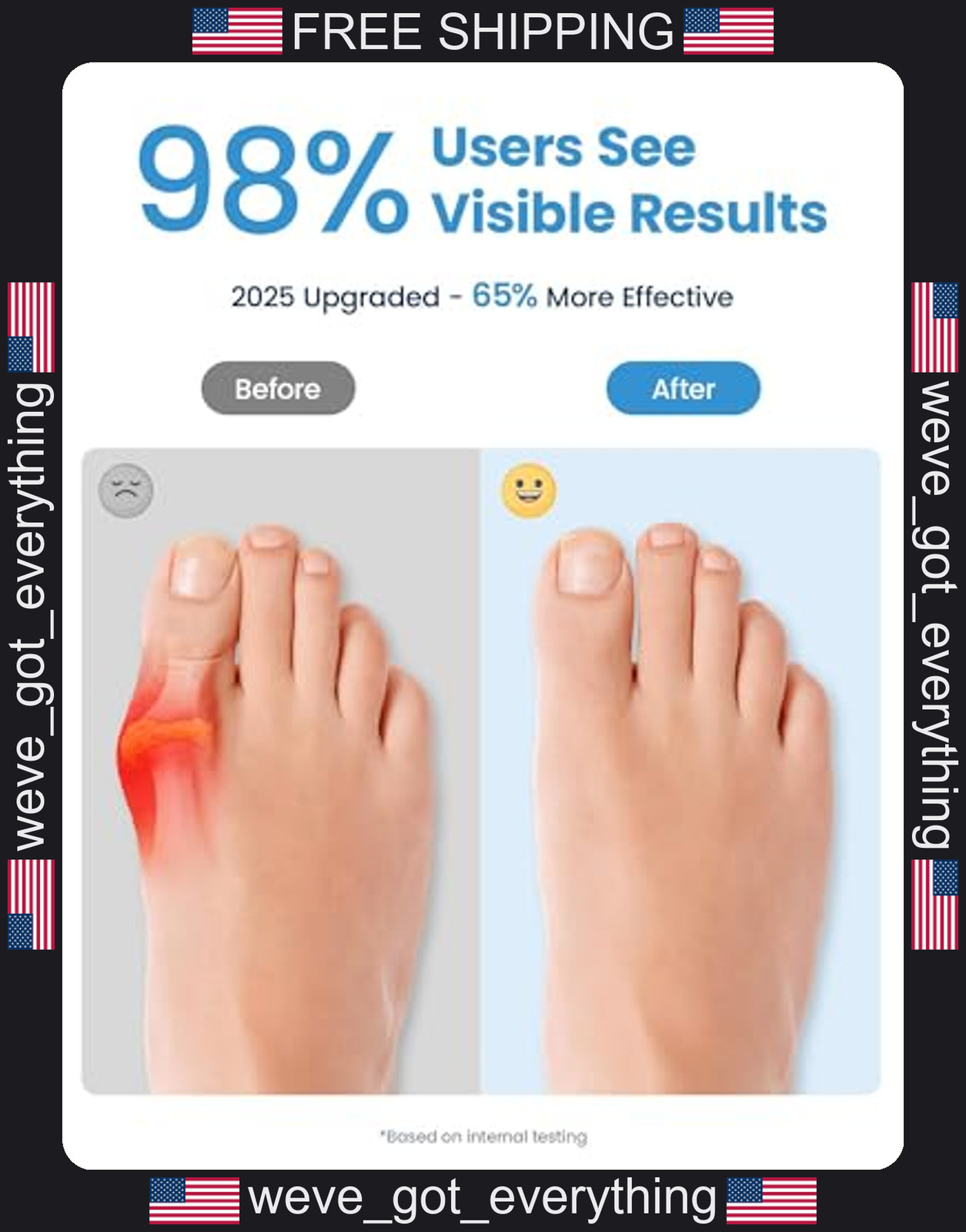 Unisex Toe Separators for Bunion Relief and Alignment