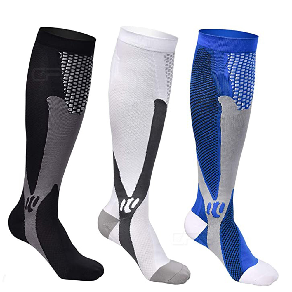 Copper Compression Socks 20-30mmHg Graduated Support Mens Womens Sport Medical