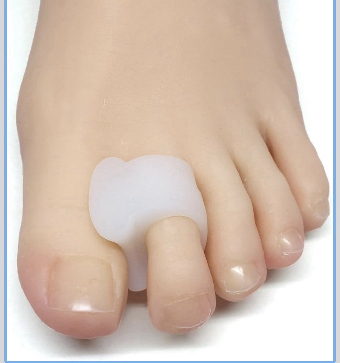 ZenToes Toe Corrector Bunion Straightener 8 Single Loop Spacers Separators Foot