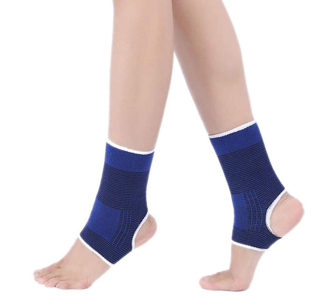 2 Pack Elastic Ankle Brace Support Compression Wrap Sport Fitness Guard Band