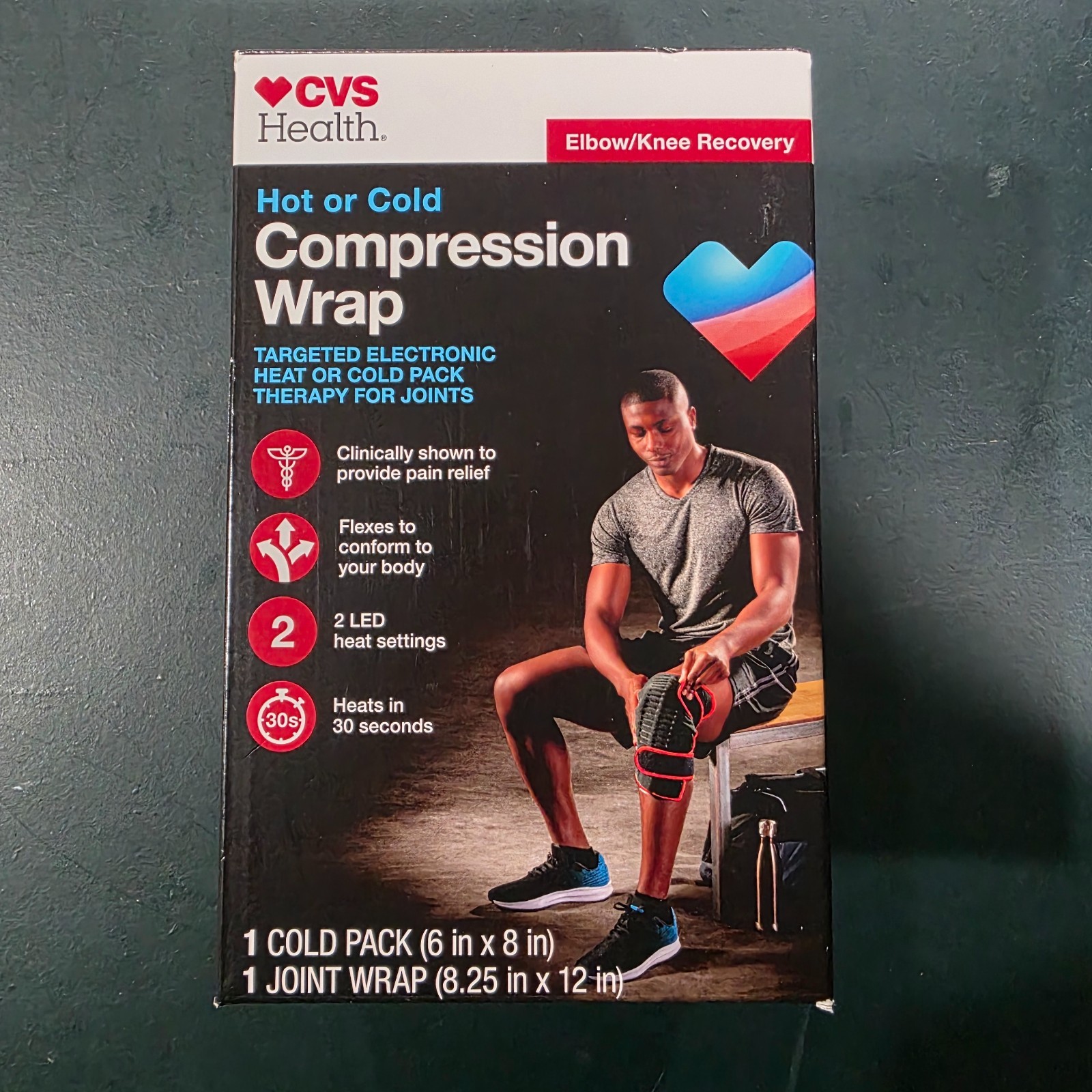 Health Hot or Cold Compression Wrap w Targeted Electronic Heat or Cold Pack CVS