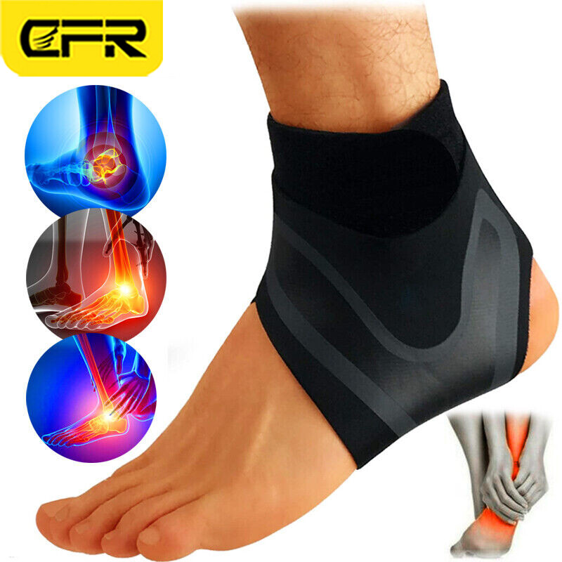 Ankle Support Brace Compression Sleeve Plantar Fasciitis Pain Relief Foot Wrap B