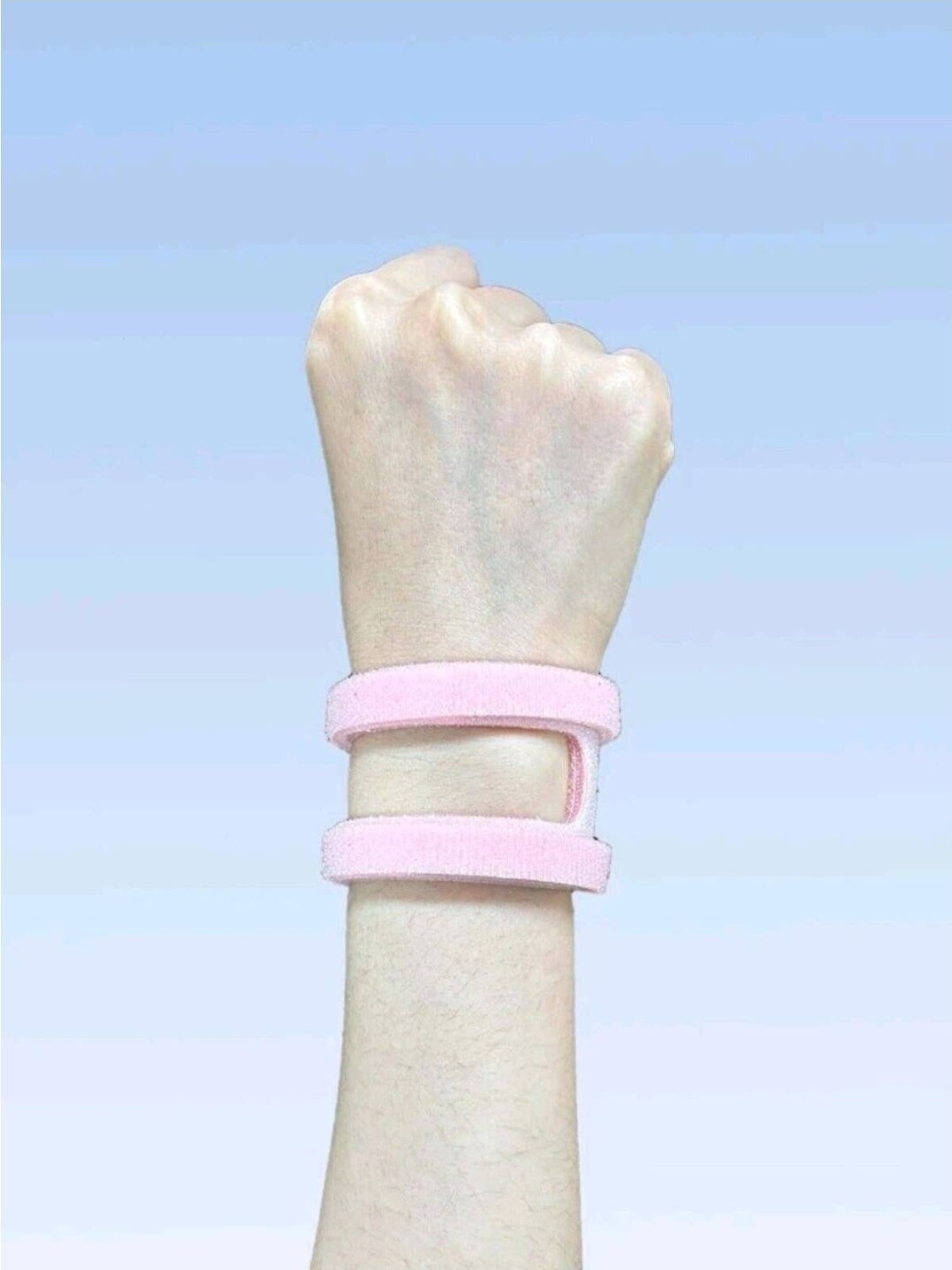 NEW Adjustable Wrist Brace Pain Support Widget -TFCC Tears, UInar, Side – PINK