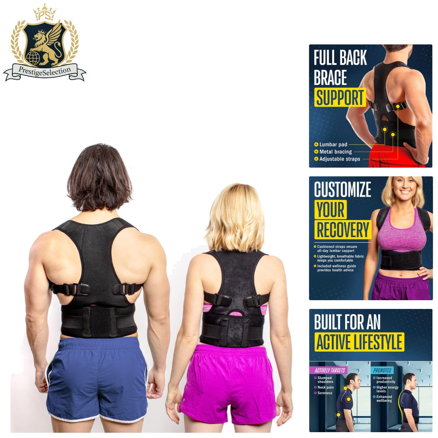FlexGuard Posture Corrector for Pain Relief – Comfortable Support for Adults