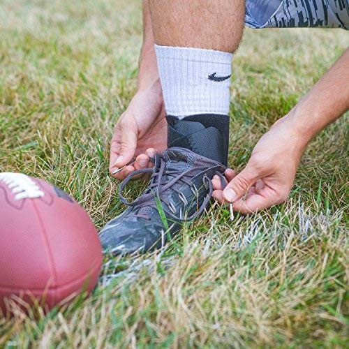 BraceAbility Neoprene Water-Resistant Ankle Small/Medium (Pack of 1), Black