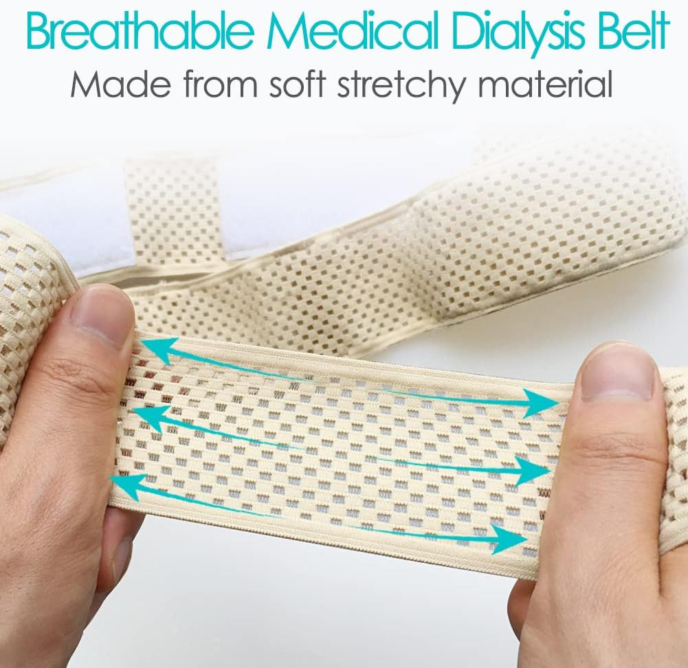 Mesh Breathable PD Belt Peritoneal Dialysis Catheter Accessories Supplies Sof…