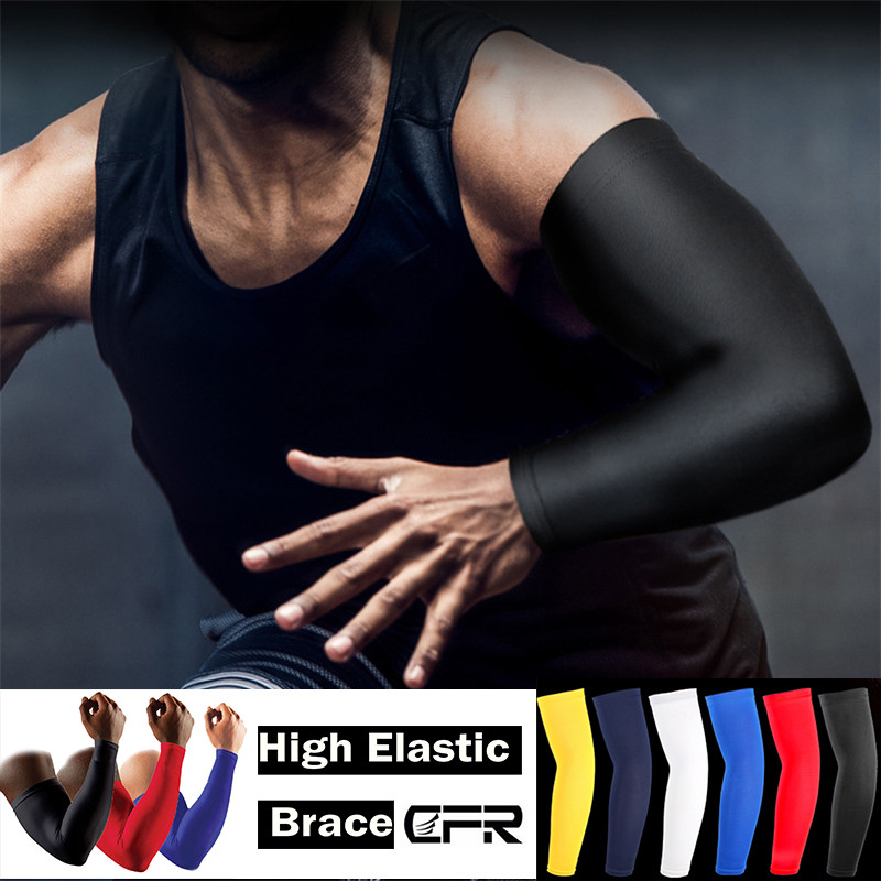 Elbow Compression Sleeve Support Brace Arm Arthritis Pain Relief Sports Protect