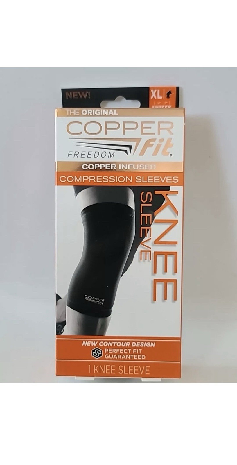 Copper Fit The Original Unisex XL 1 COMPRESSION KNEE SLEEVE