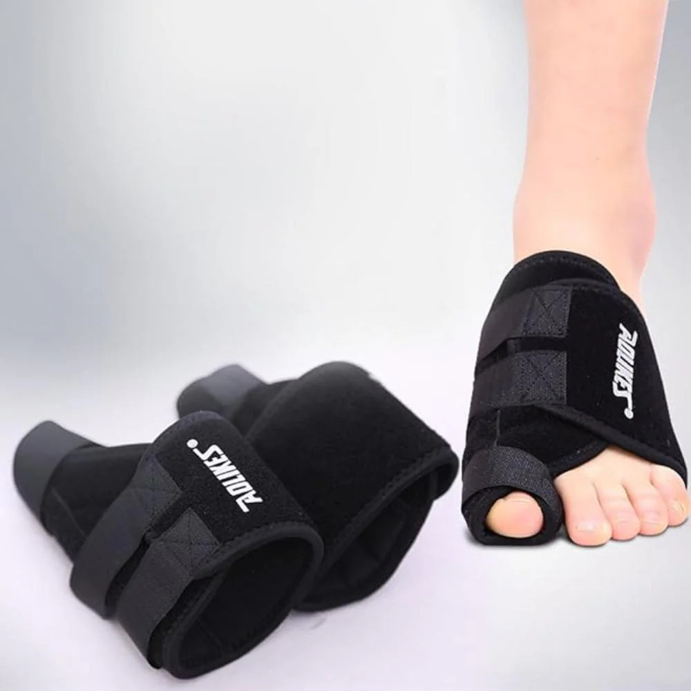 Toe Correction Thumb Tape, Adjustable for Home Travel (Black)