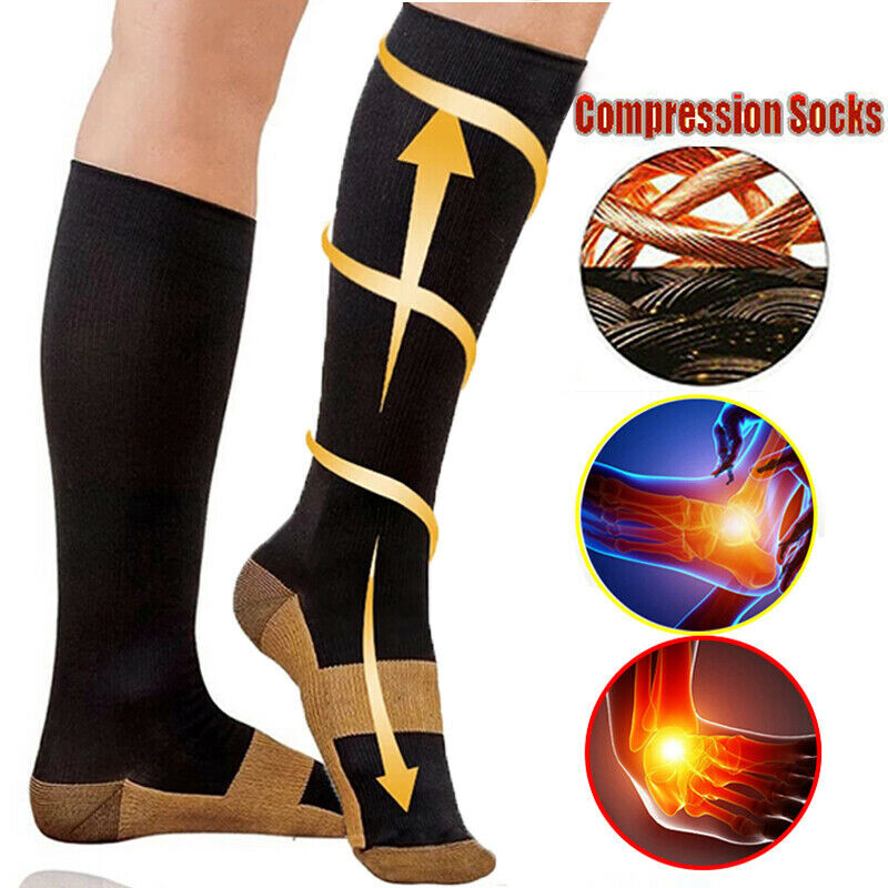 Compression Socks Pressure For Edema,Diabetes,Varicose Veins, Nursing Stockings