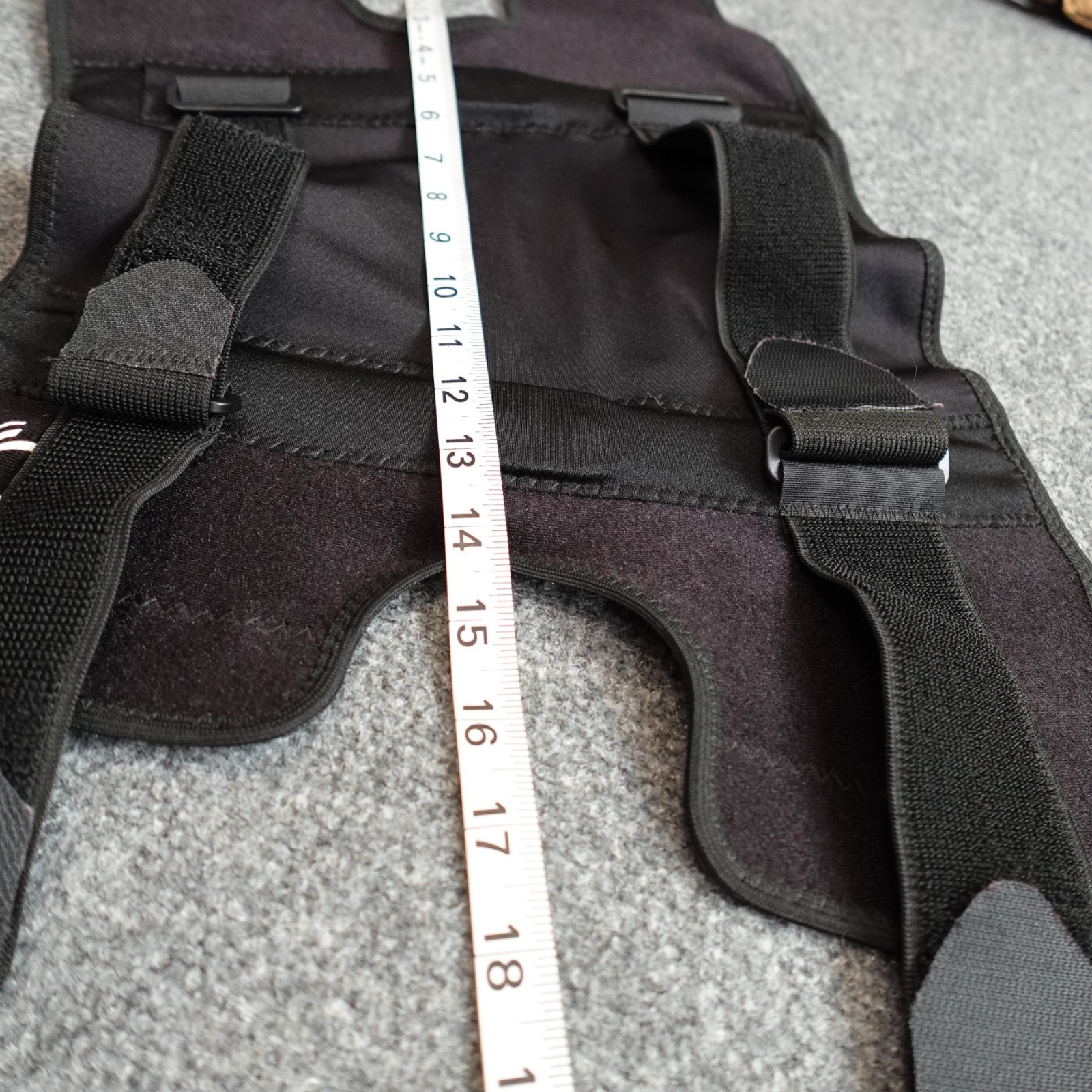 Black BioSkin Front Closure Knee Brace Adjustable Adult Size 2 (Medium)